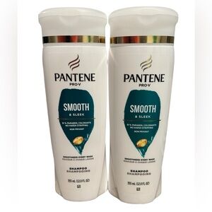 Pantene Pro-V Smooth & Sleek Shampoo Set of 2 NWT